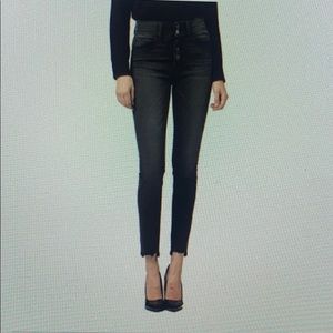 Flying Monkey Raw Hem Skinny Jeans